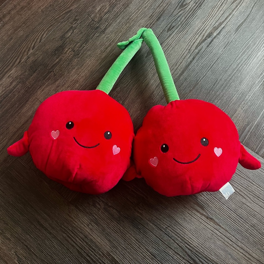 Hug Me Cherries 🍒 Plush NWOT